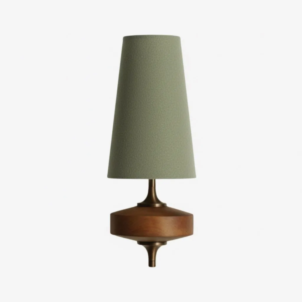 Chrona Rho Fabric Sculpt Wall Lamp - Artistic Contemporary Style T122