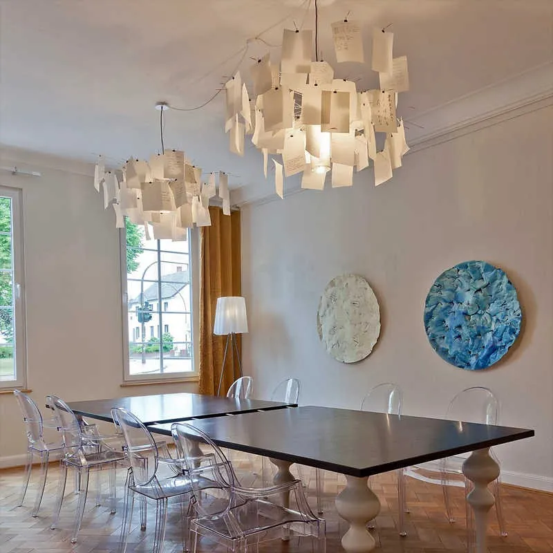 Renée Creative Picture Pendant Light Art Deco Bedroom Living Room T213