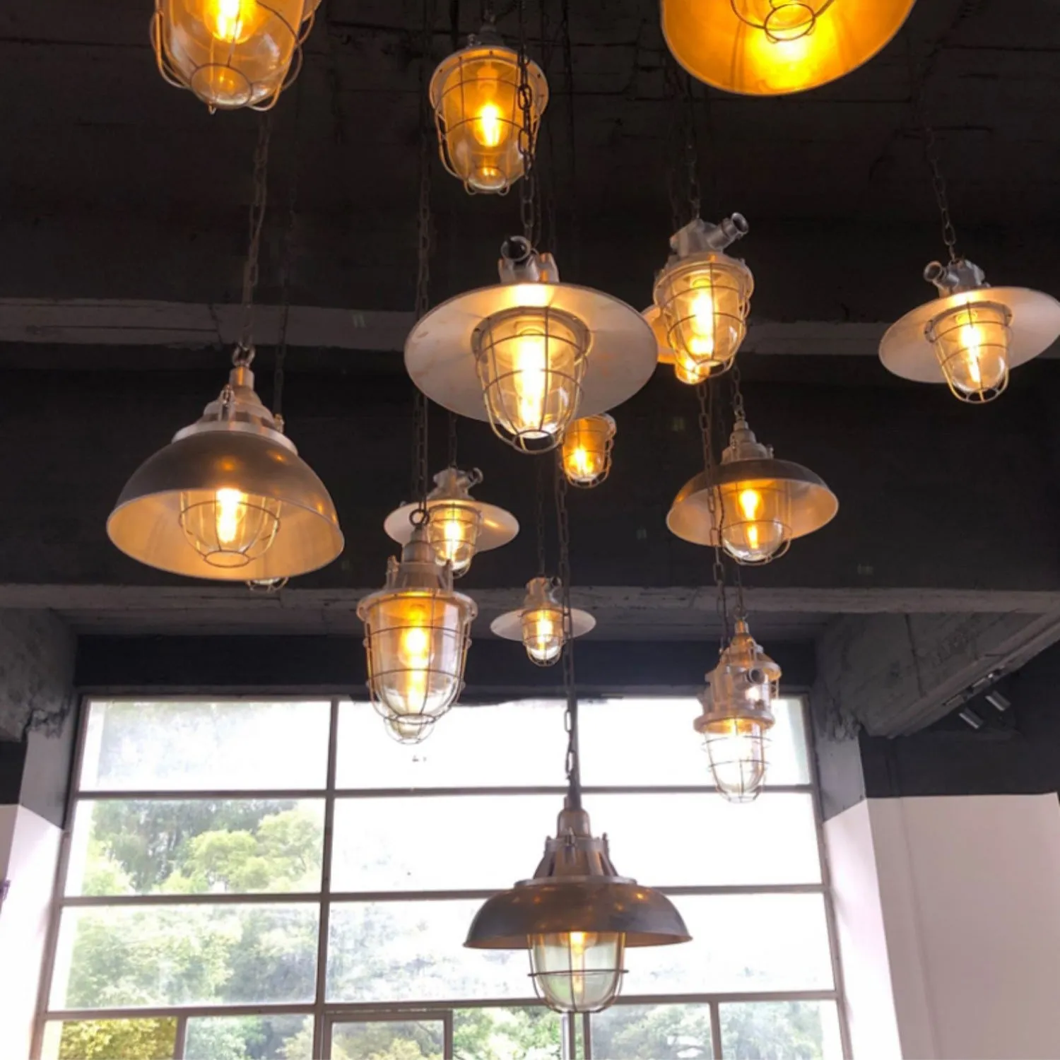 Bulkhead Cage Pendant Light D629