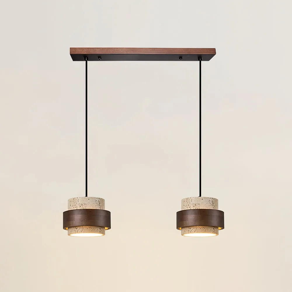 Cylinder Travertine Pendant Lamp M271