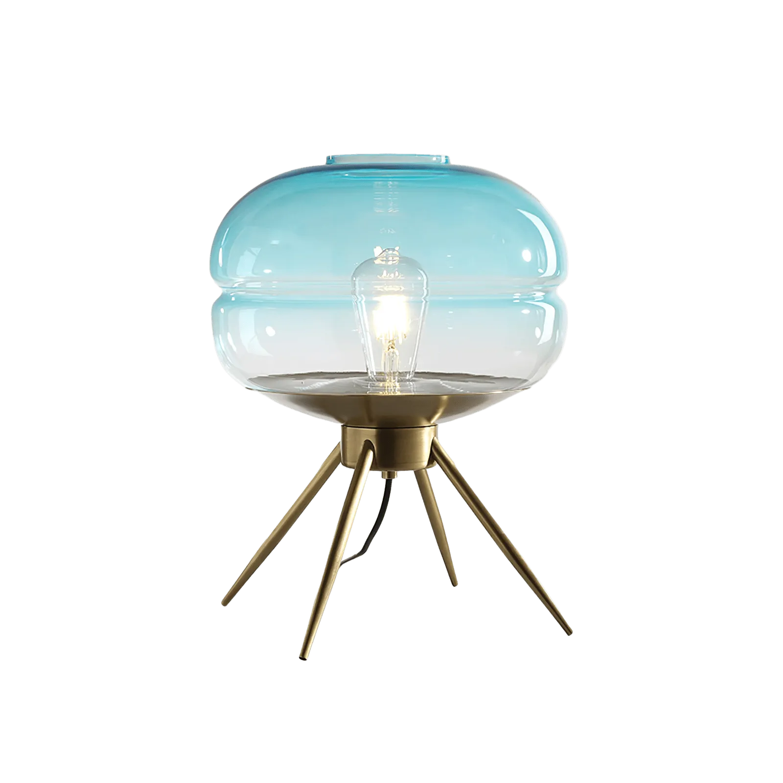 Luxury Personality Colored Glass Cover Tall Table Lamp M234