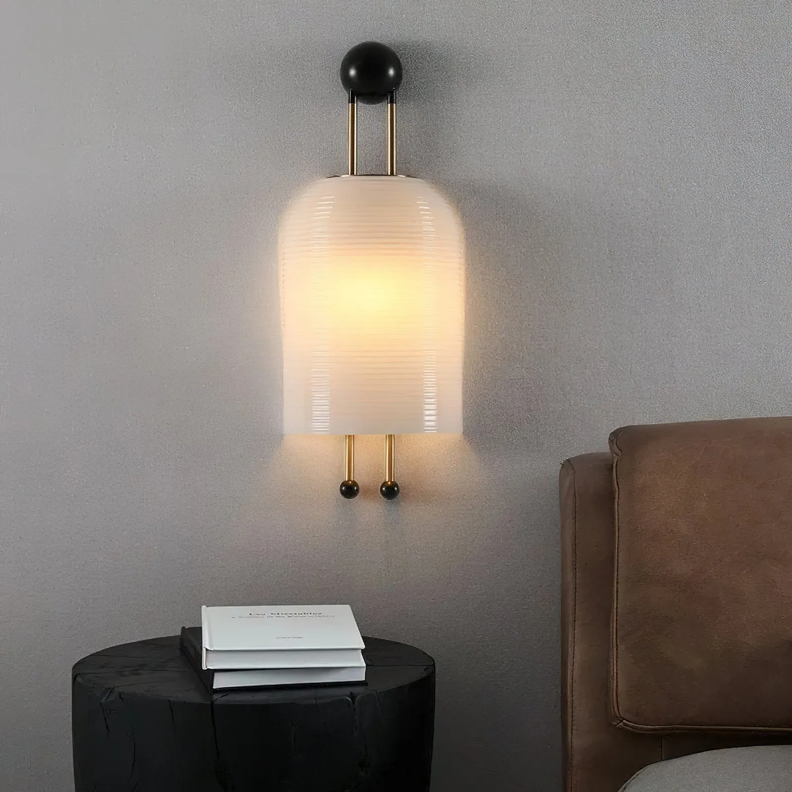 Lantern Glass Sconce D478
