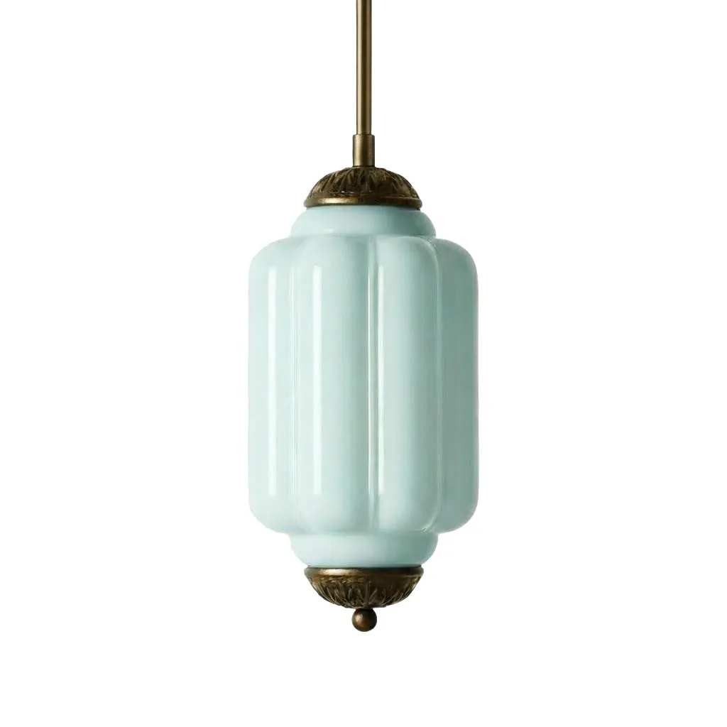 Eloise Simple Glass Irregular Lantern Pendant Lamp G23