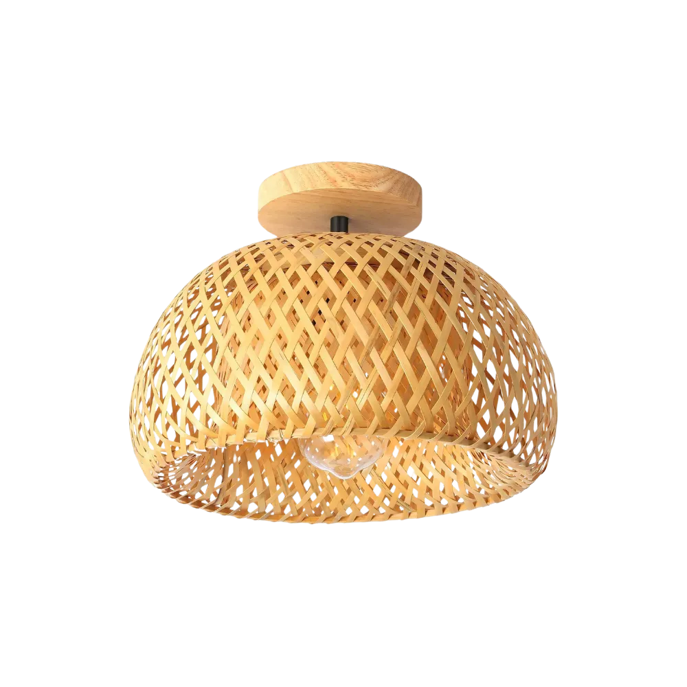 The Luminous Refuge Bamboo Ceiling Light D869