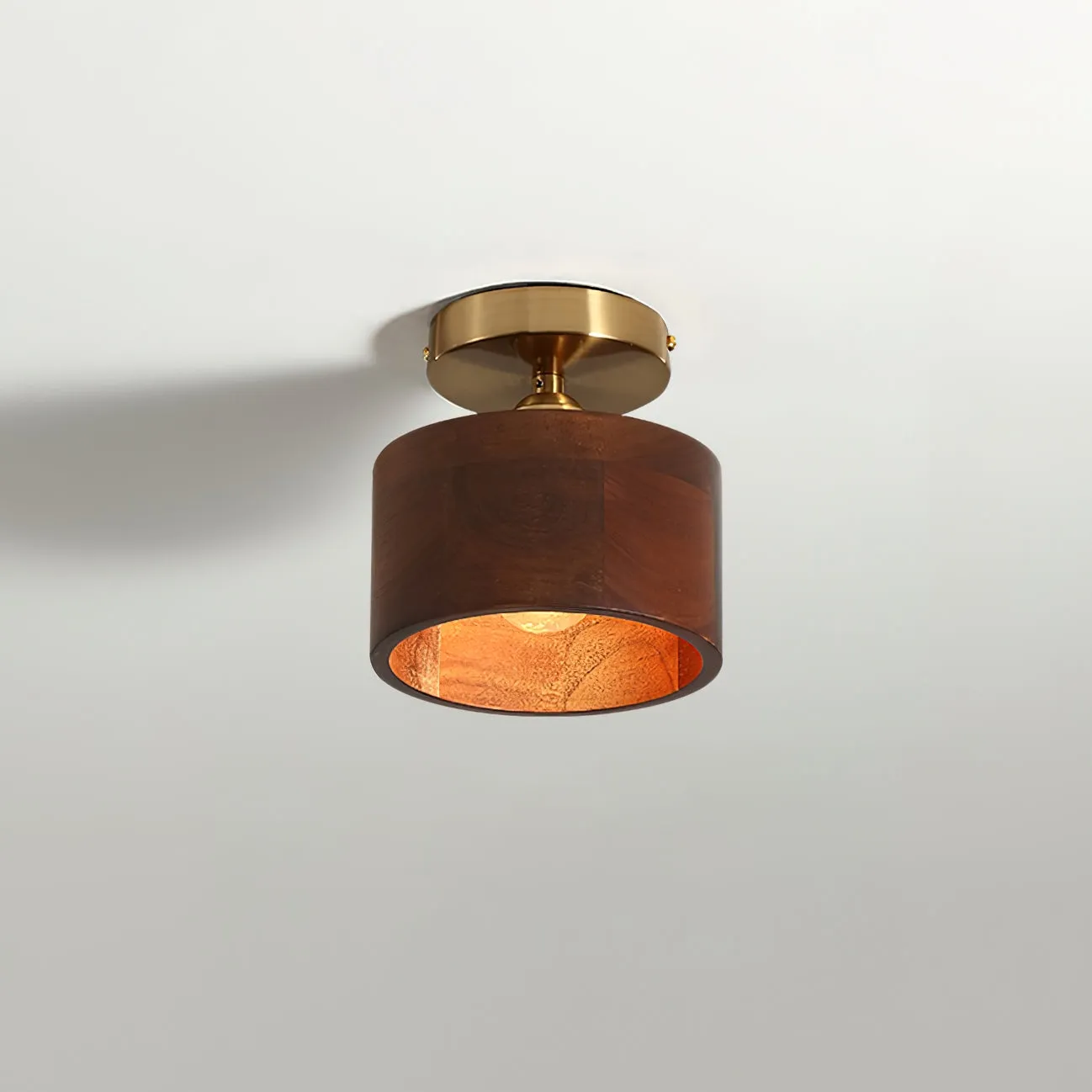 Collar Wood Ceiling Lamp D235