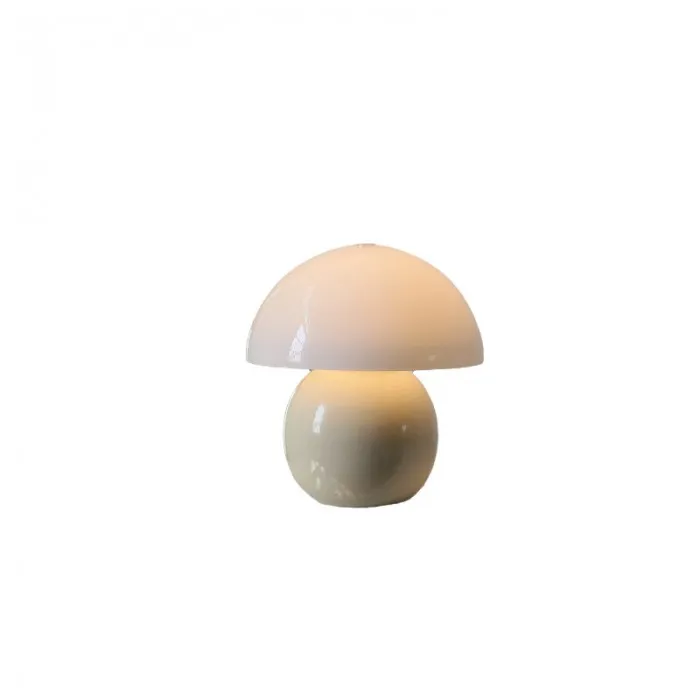 Cute Cream Mushroom Ceramic Table Lamp S178