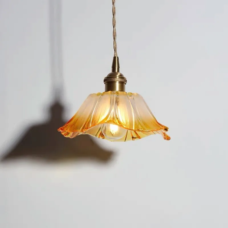 Tiffany Lotus Glass Pendant Light S55