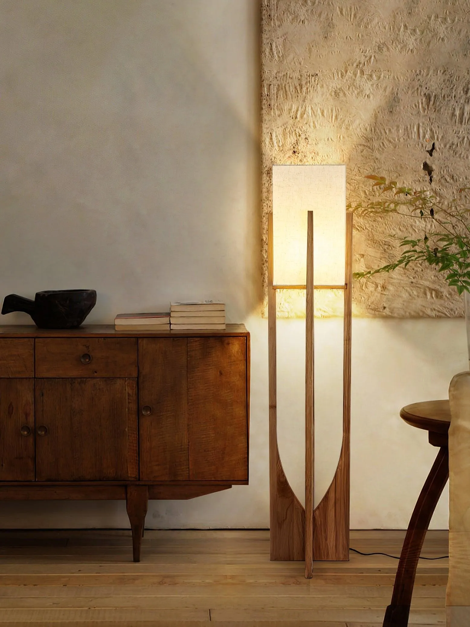 Vintage Wabi Style Floor Lamp M382