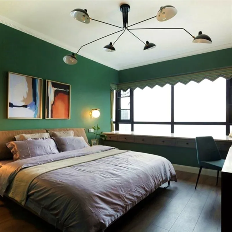 Industrial Adjustable Multi Arm Ceiling Light S17
