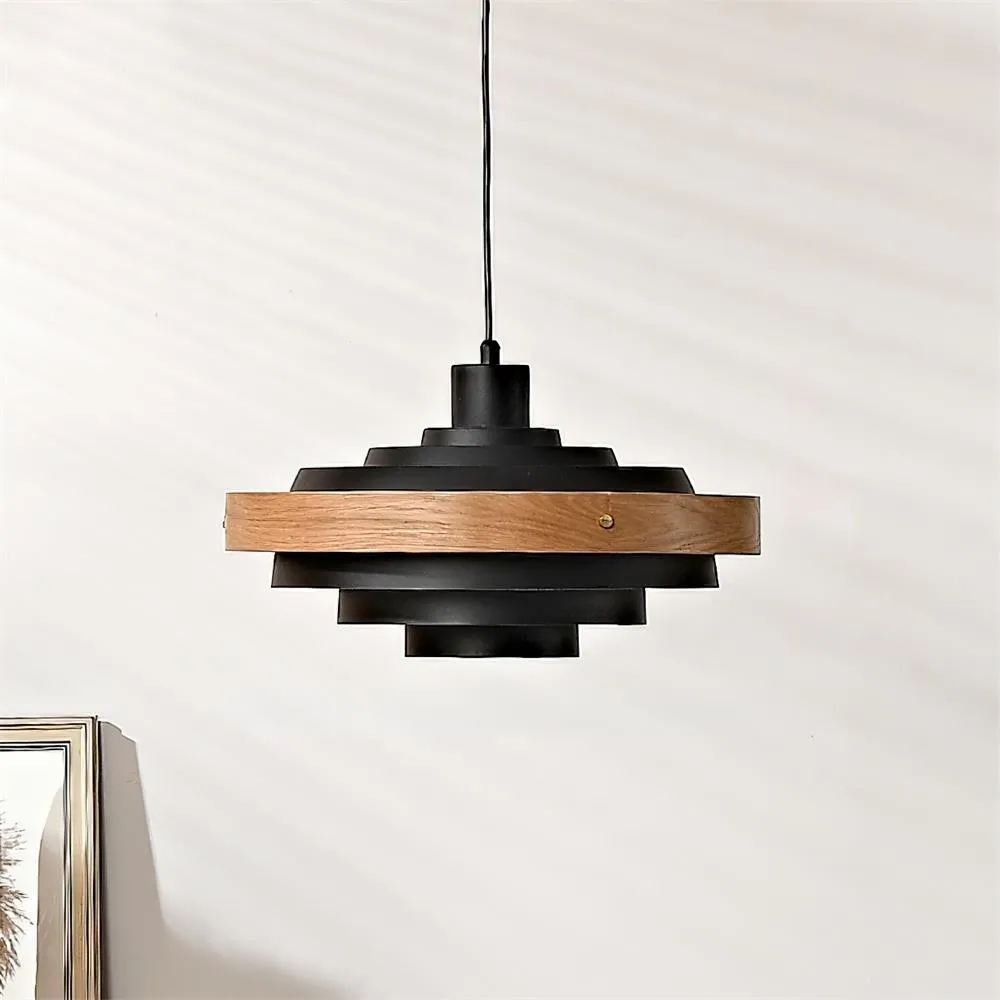 Layervelle Nordic Multi-Tiered Drum Shade Pendant Light M280