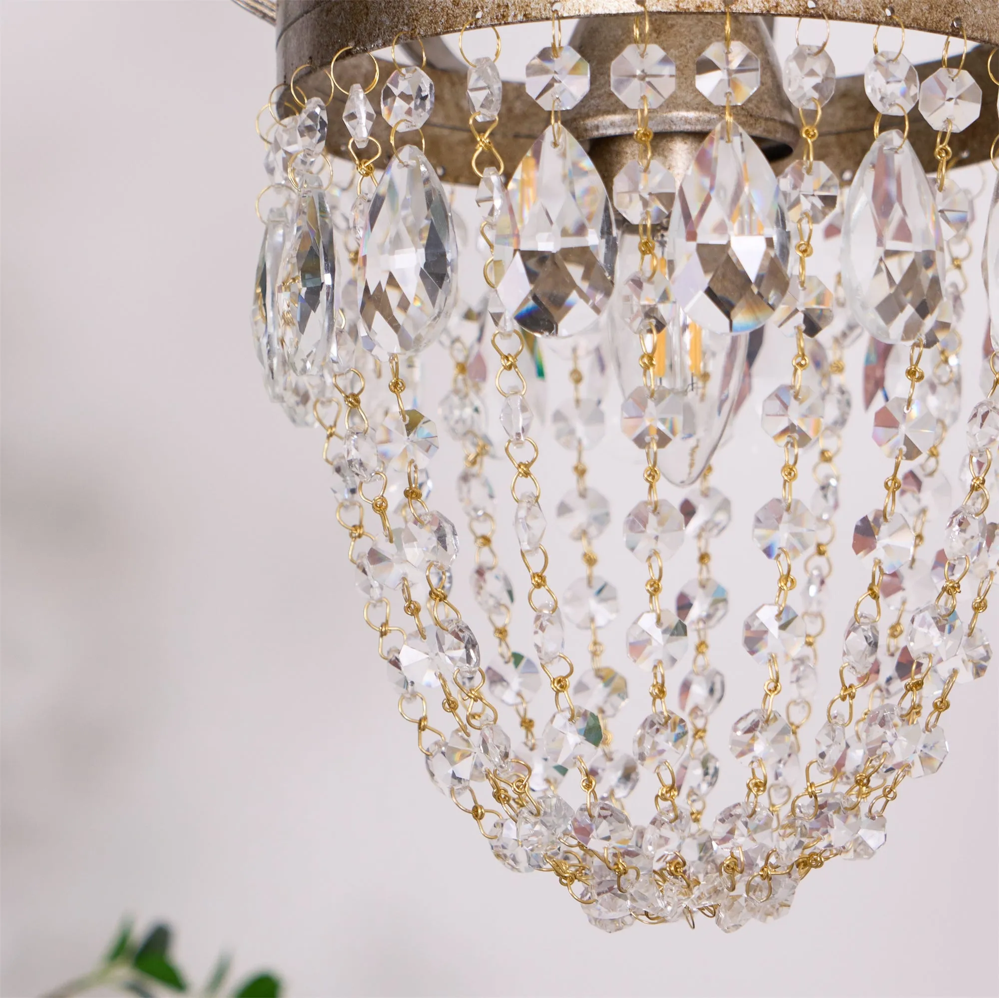 Abella Tear Drop Chandelier D517