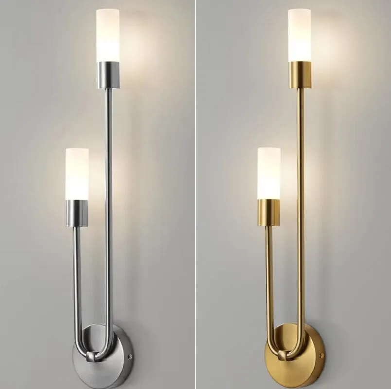 Modern Copper U-Shape Luster LED Wall Lamp M138