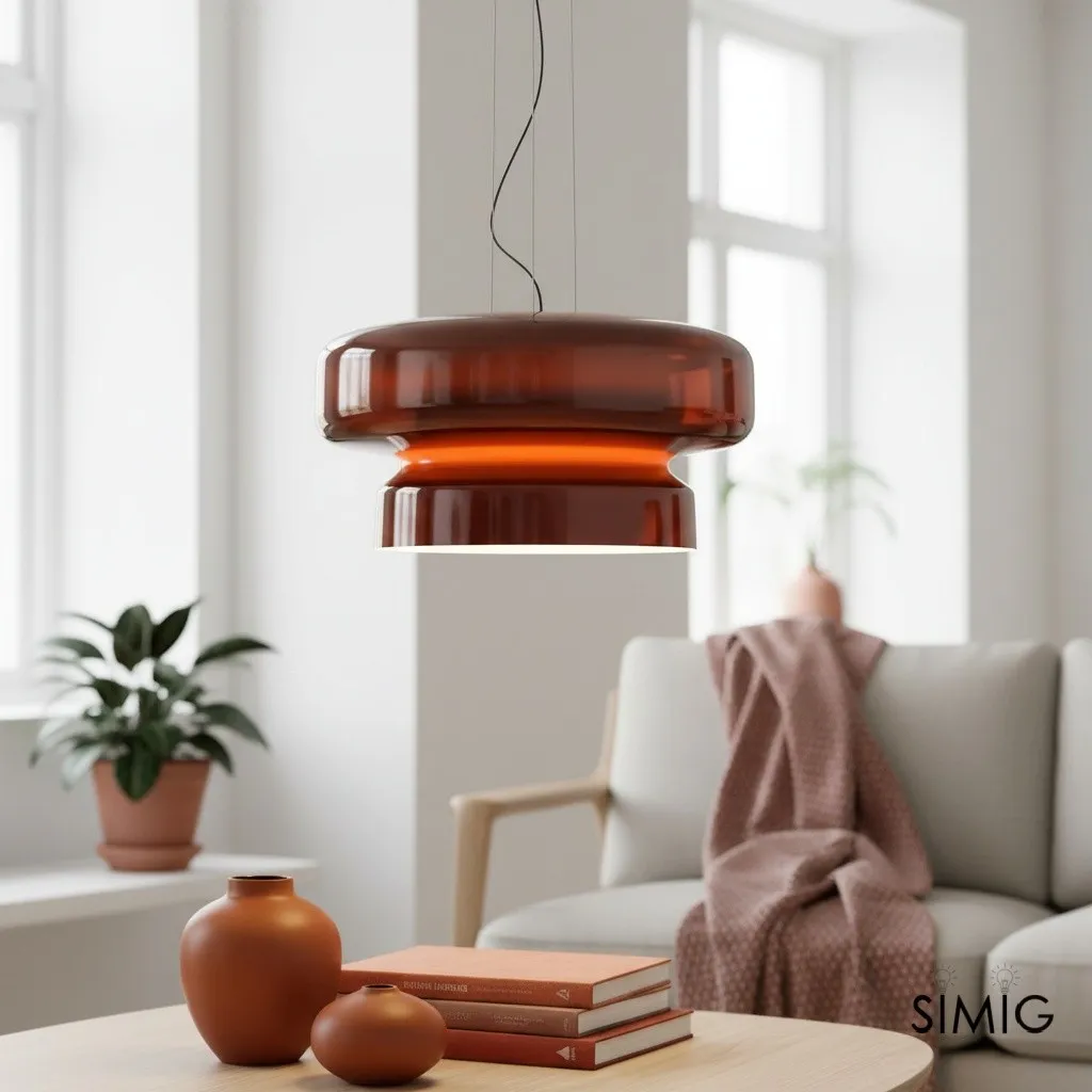 Bohemian Style Minimalist Glass Pendant Lamp M492