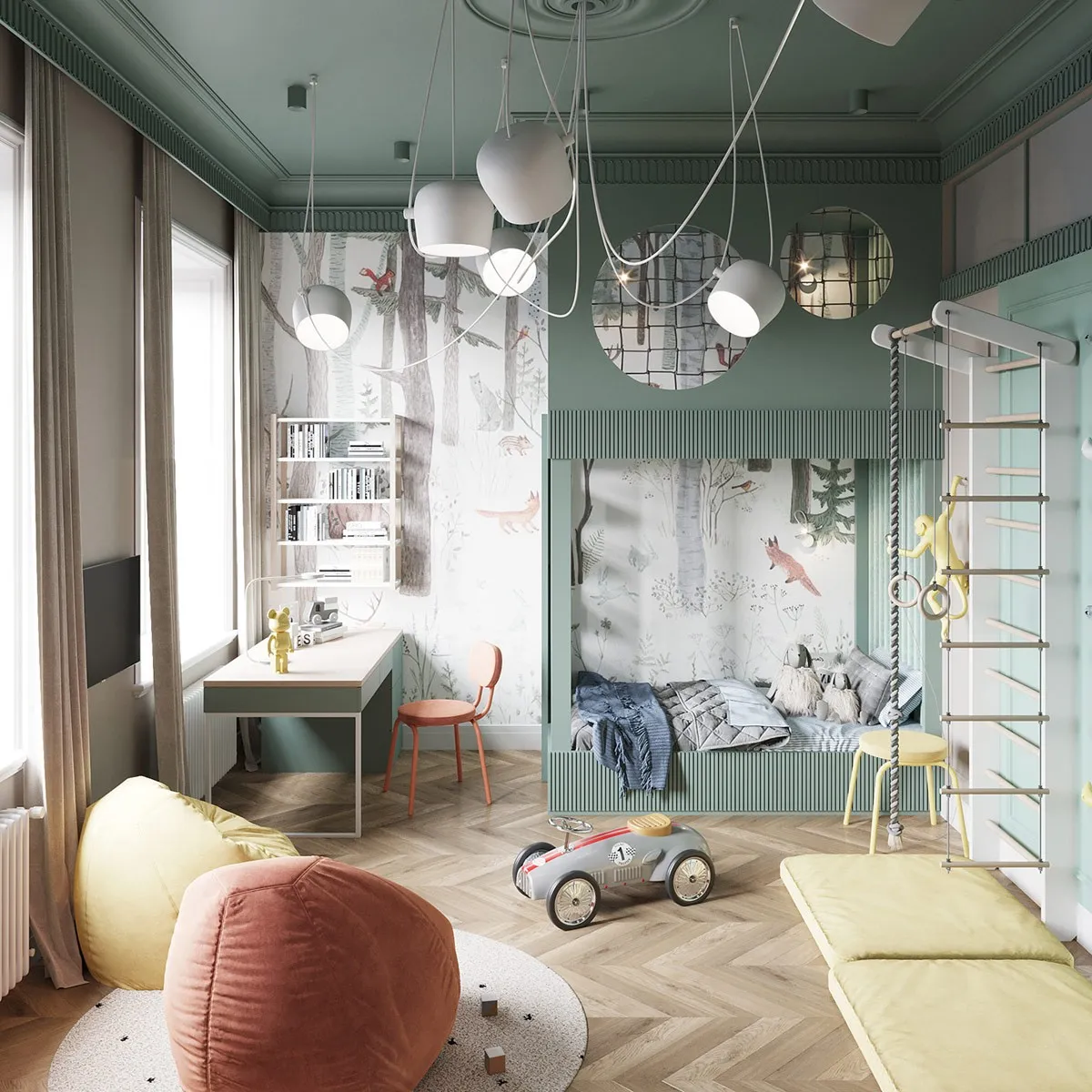 Multi Light Pendant Lamp for Living Room S03