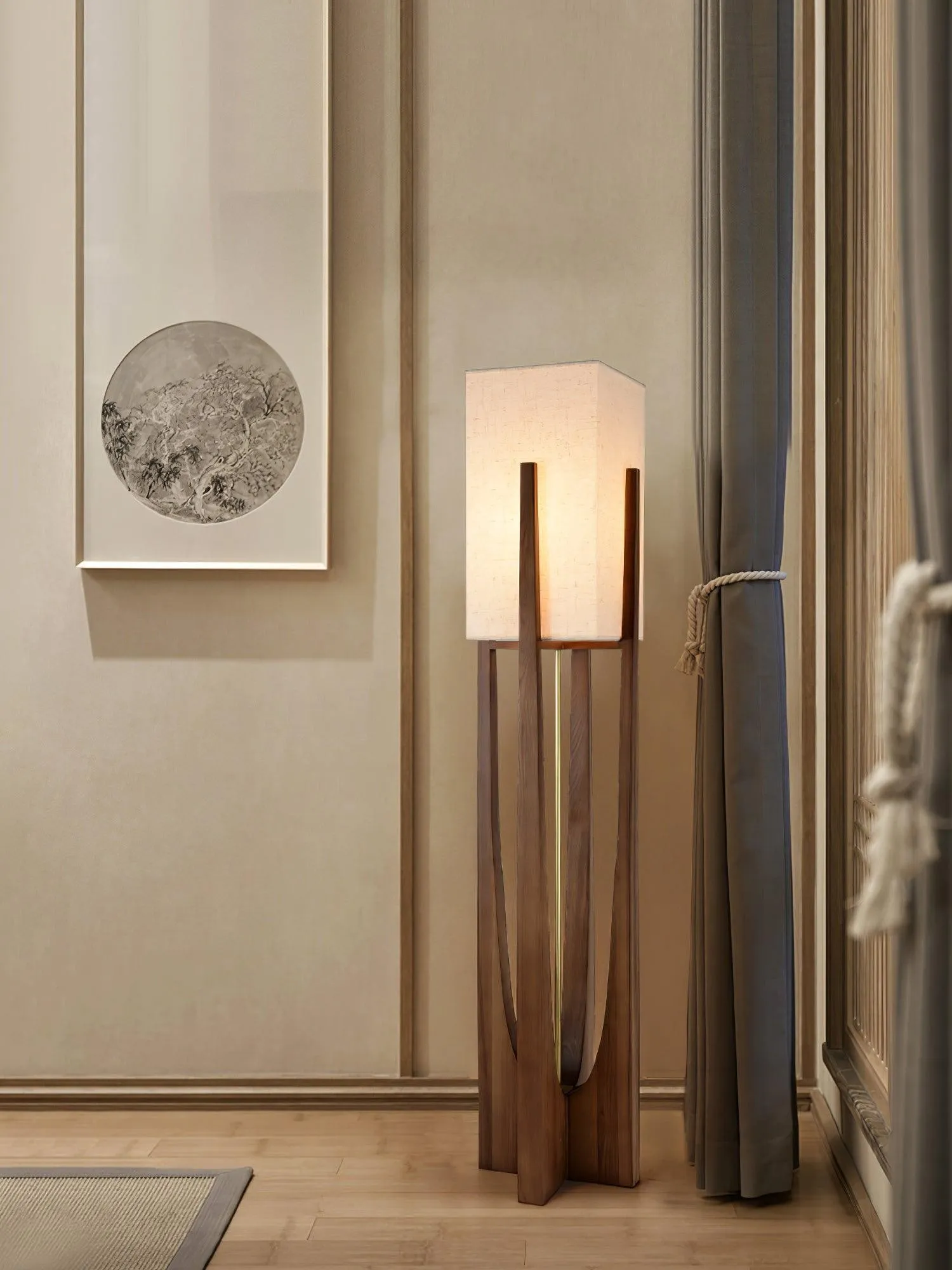 Vintage Wabi Style Floor Lamp M382