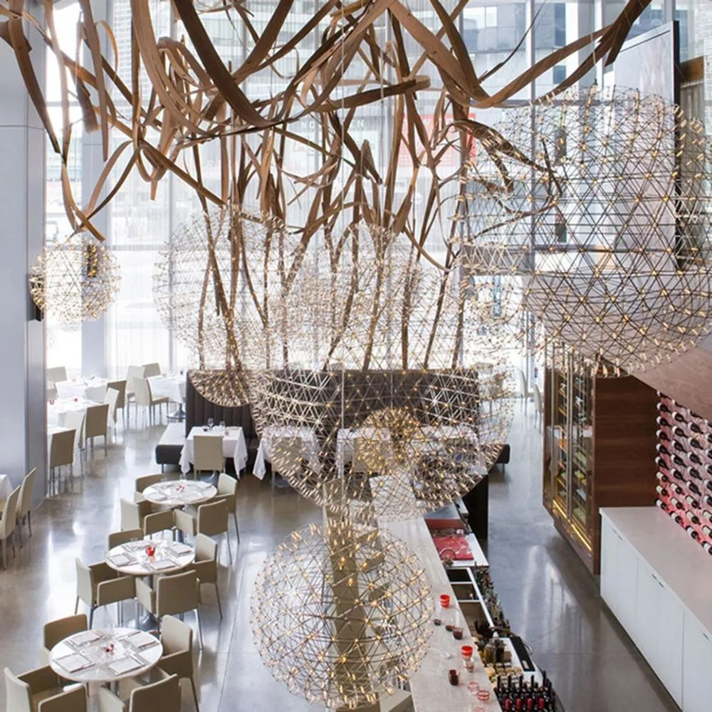 Silver Spark Ball Pendant Light T204