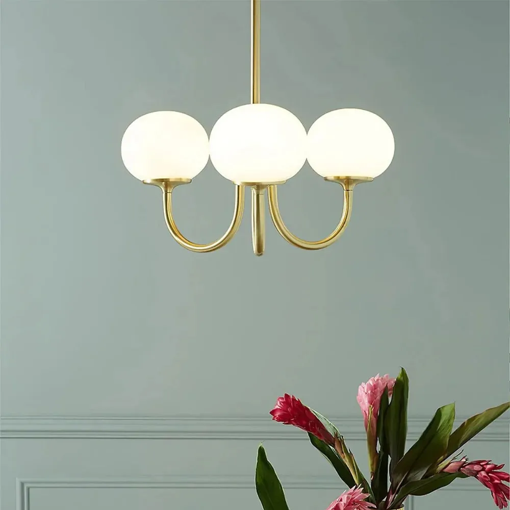 Marshmallow Modern Glass Chandelier D776