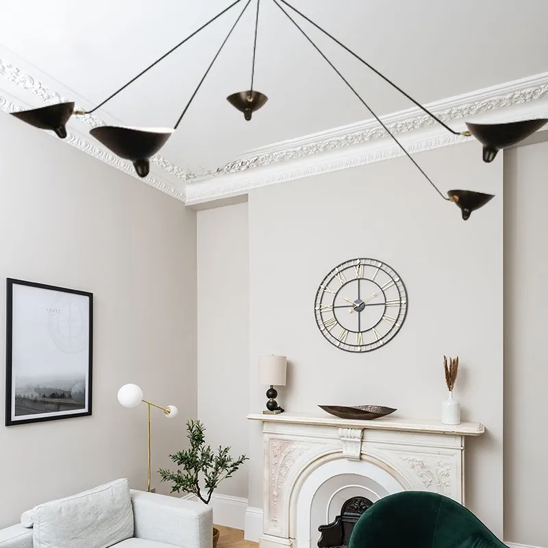 Industrial Adjustable Multi Arm Ceiling Light S17