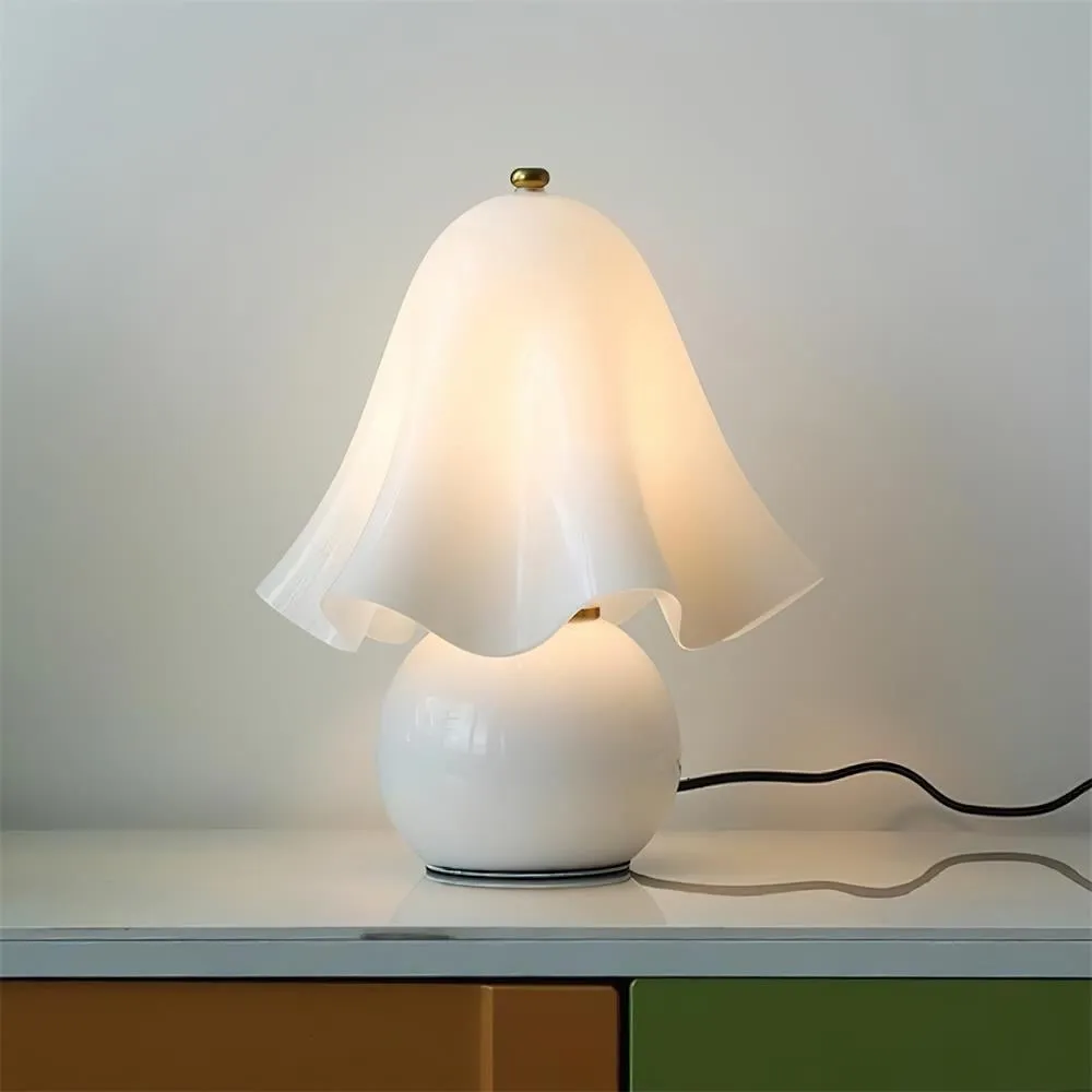 Bellina Decorative Table Lamp - Sculptural Bell Flower Shape T281
