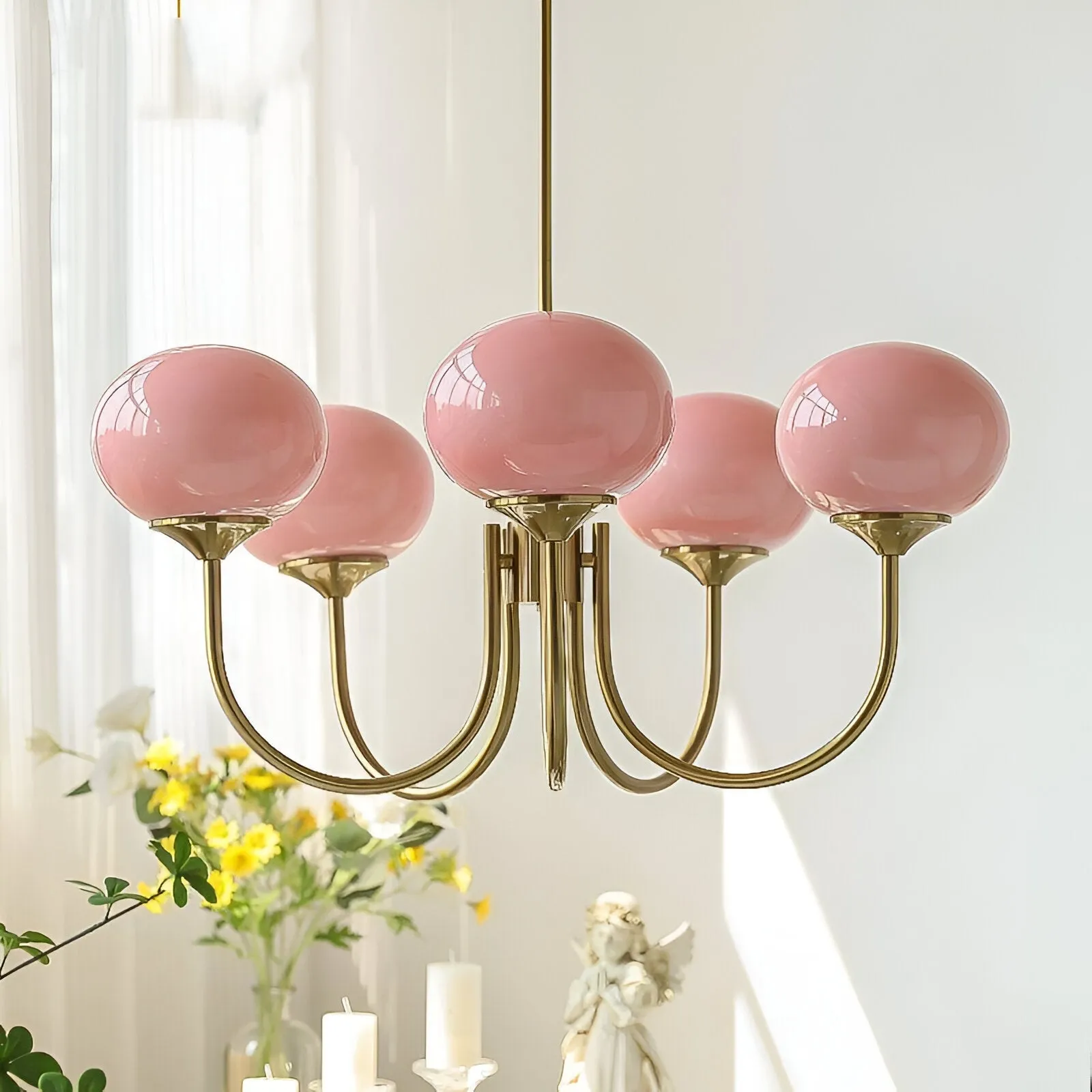 Marshmallow Modern Glass Chandelier D776