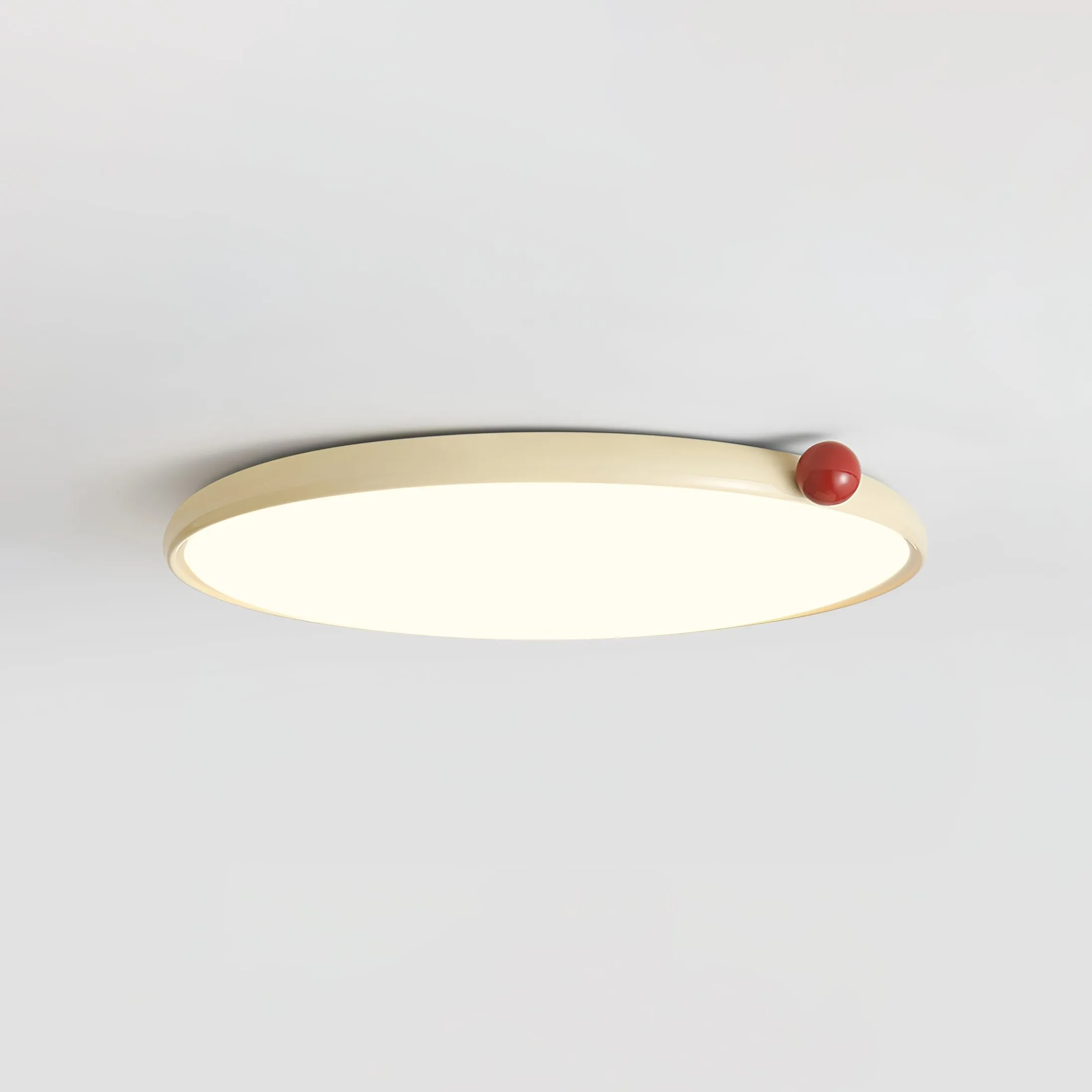 Minimalist Disc Cream Style Ultra-thin Ceiling Lamp M543