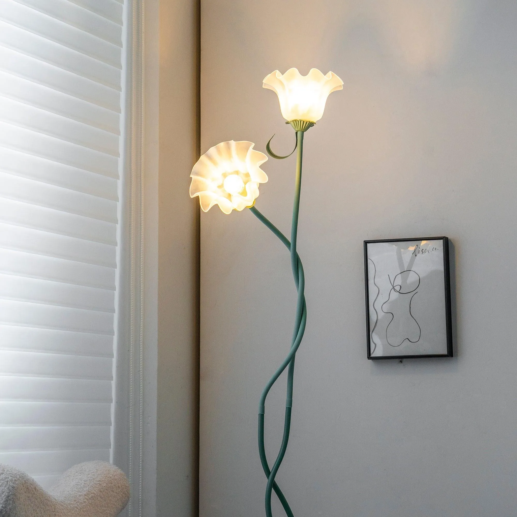 Creative Multi-Head Winding Flower Shape Floor Lamp M175