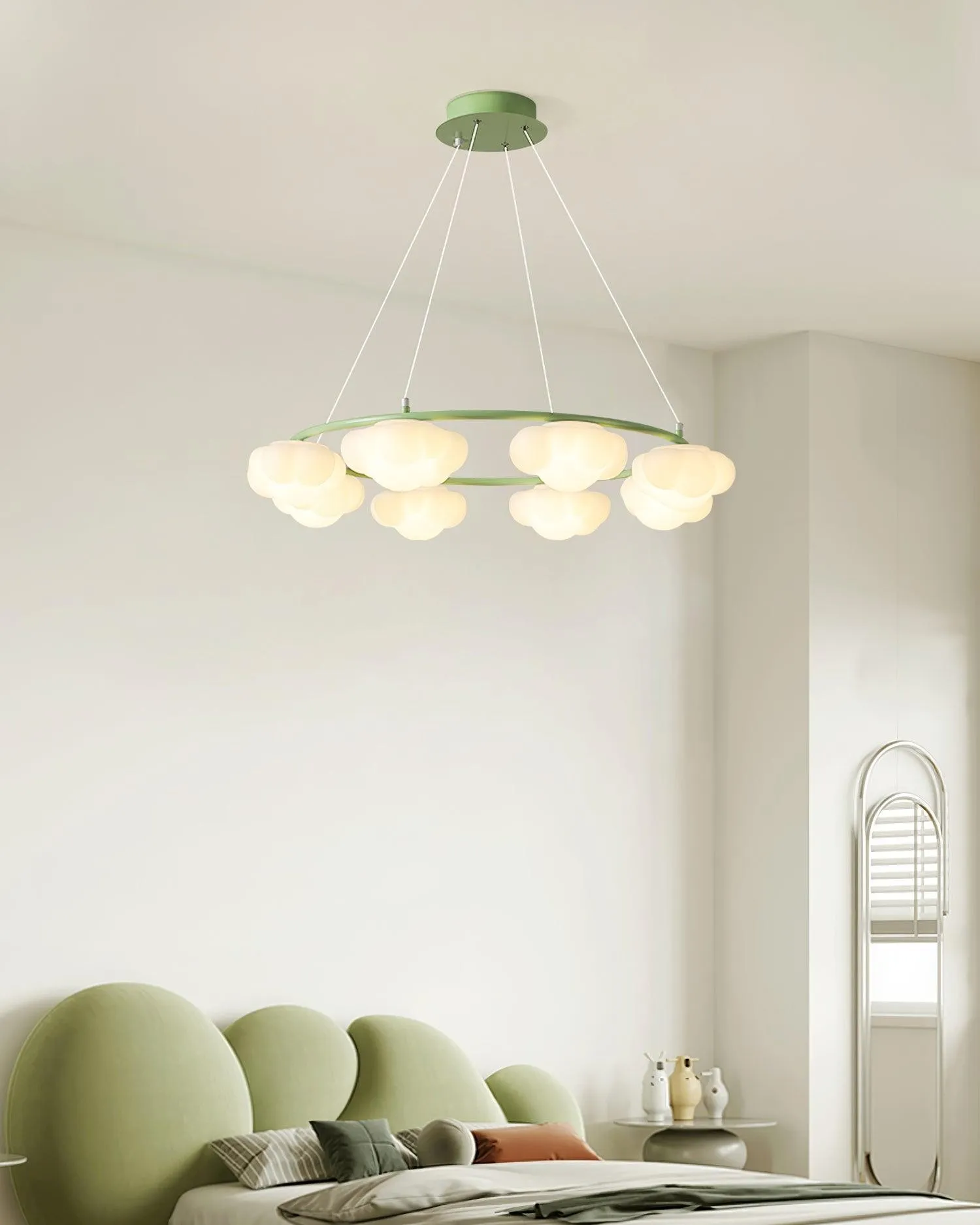 Cream Style Creative Personality Clouds Chandelier M322