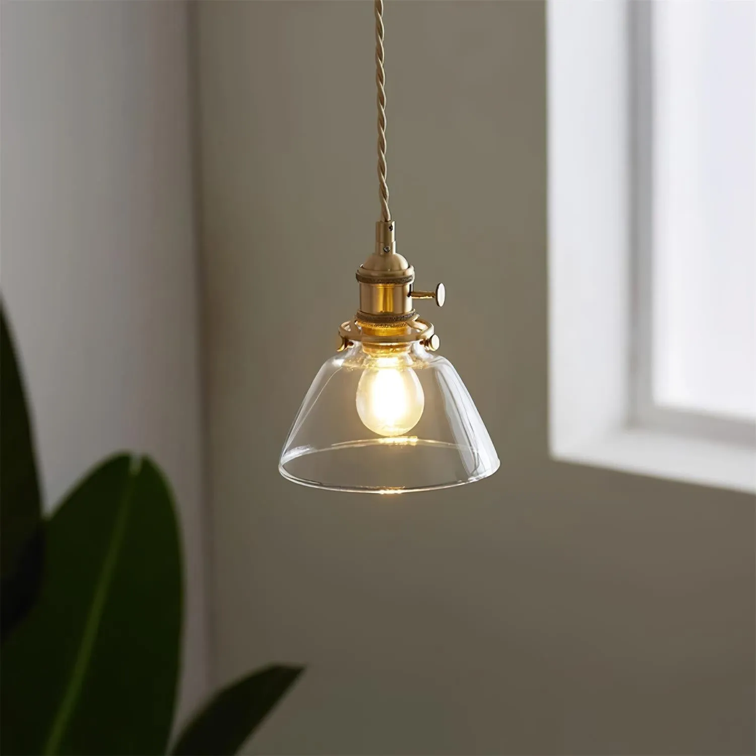Jasmine Glass Pendant Lamp P025
