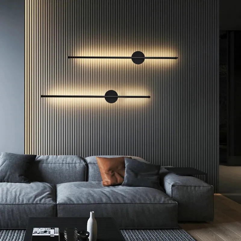 Modern Black Aluminum Wall Light D850