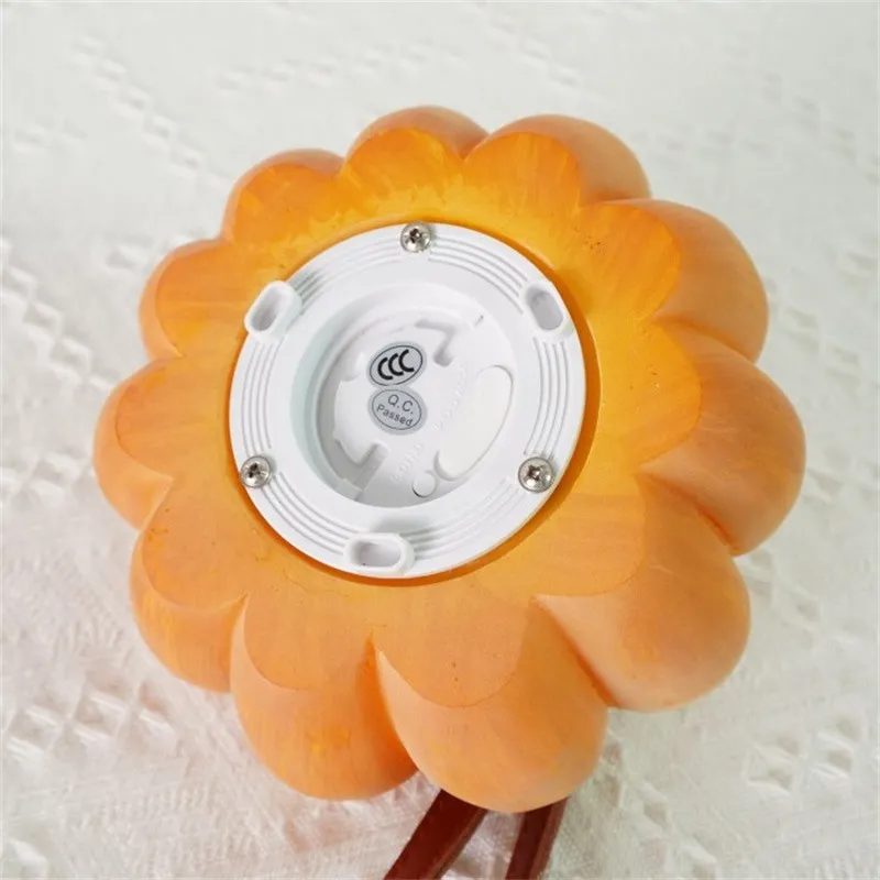 Pumpkin Resin Portable Table Lamp For Halloween Decorations S165