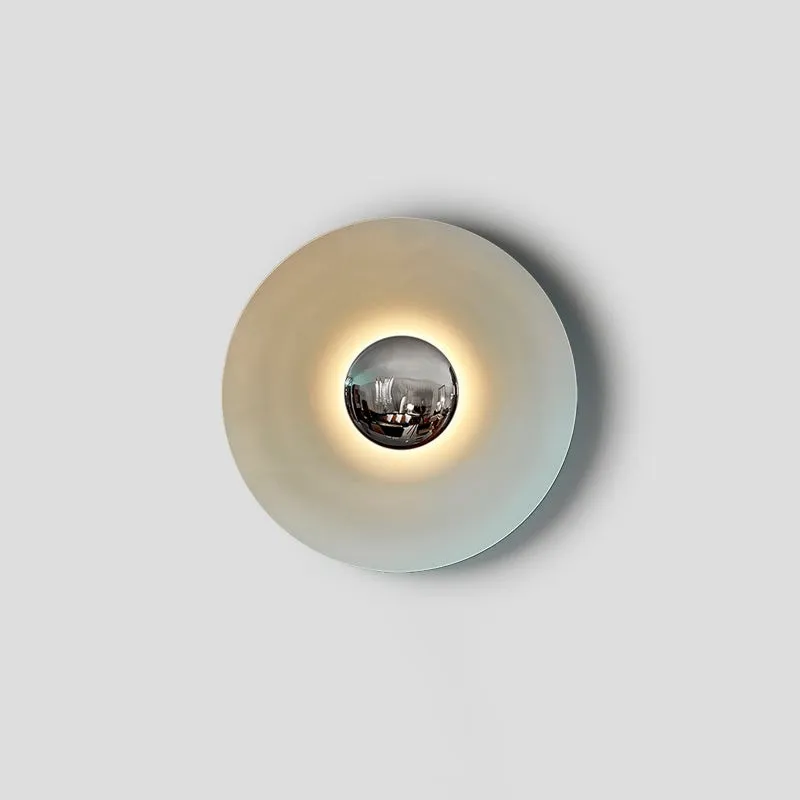 Simplicity Round Ginger Glow Wall Light S188