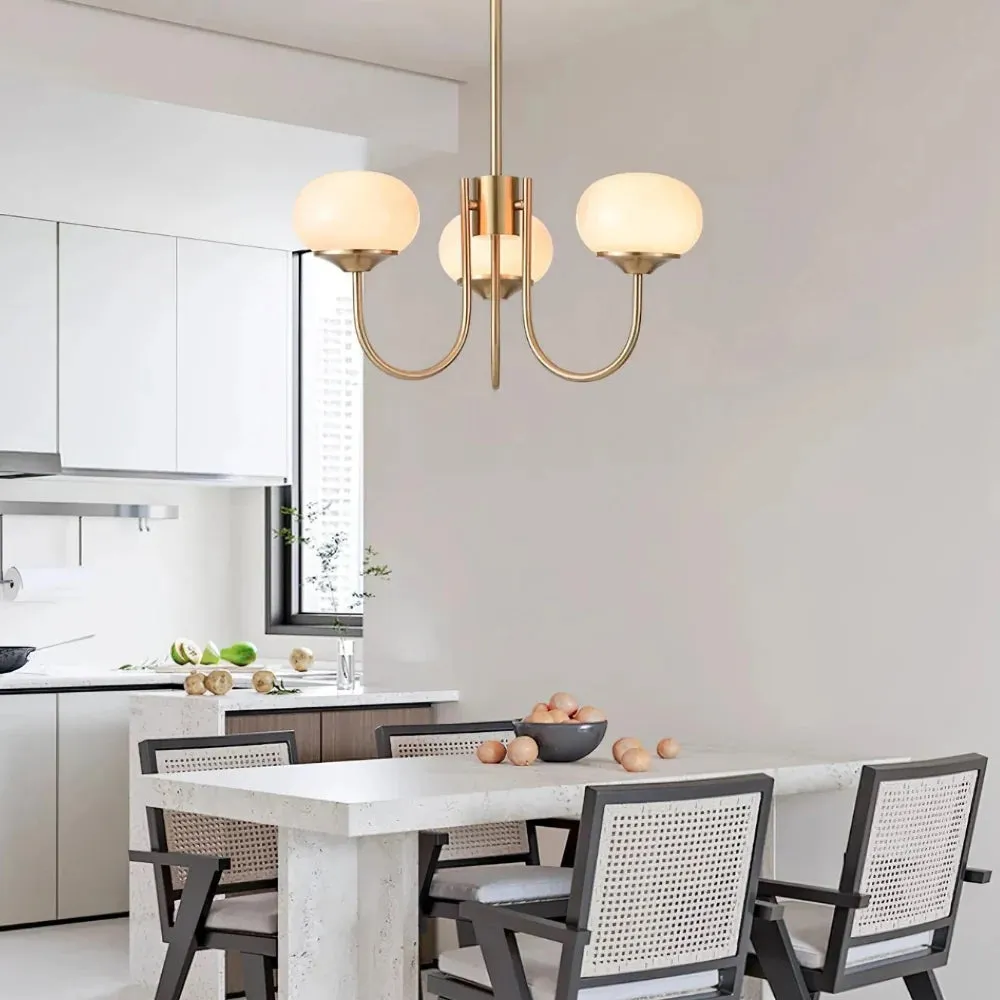 Marshmallow Modern Glass Chandelier D776