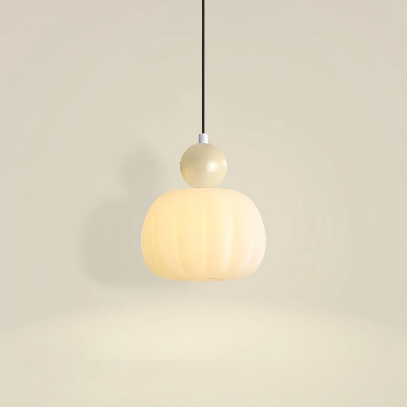 French Vintage Cream Pendant Lamp M129