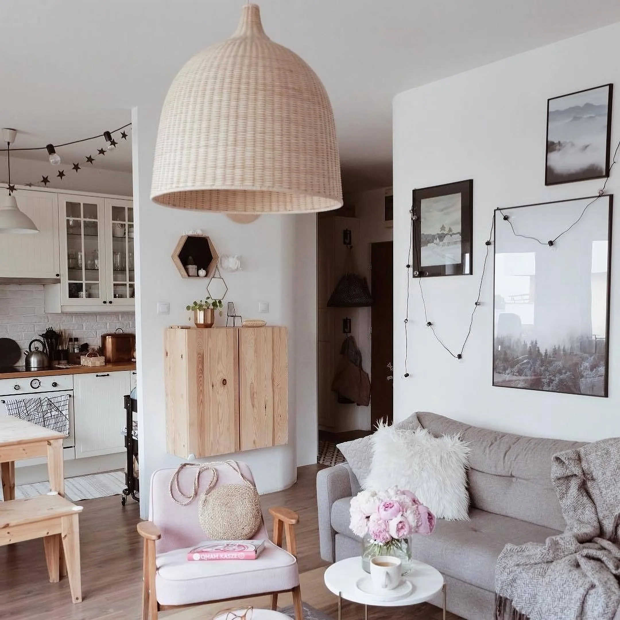 Rattan Pendant Light