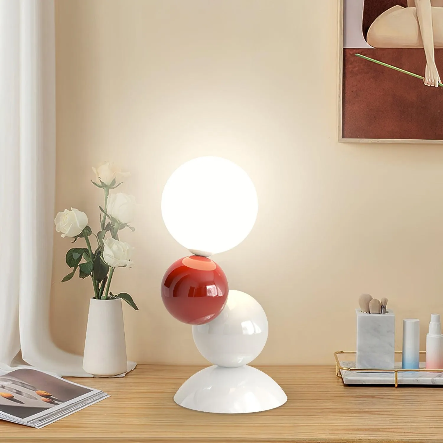 Colorful Design Acrylic Ball Table Lamp M203