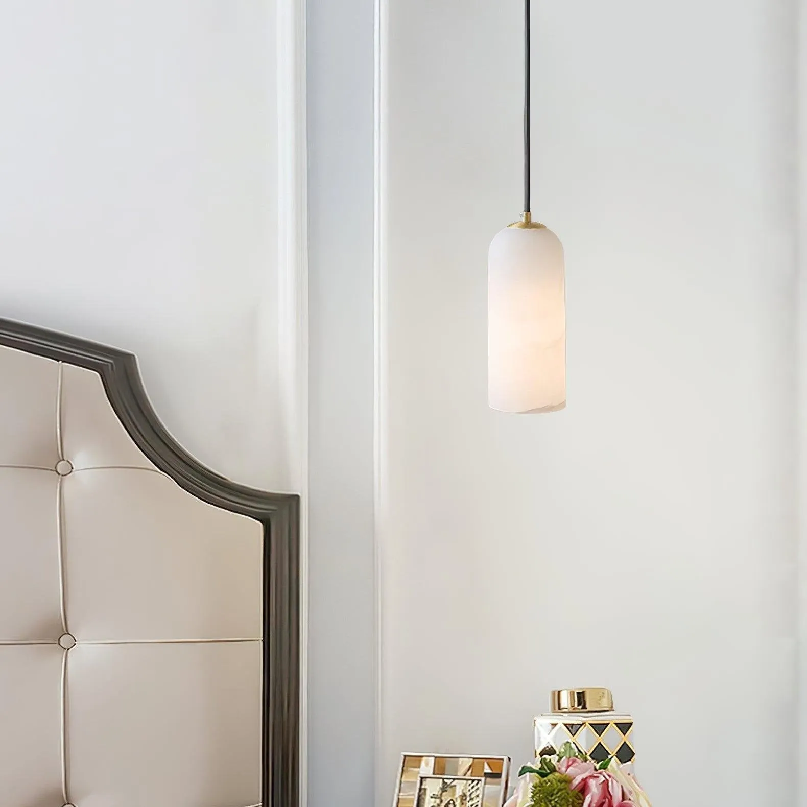 Nordic Modern  Alabaster Monty Pendant Light D888