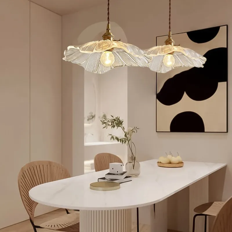 Tiffany Lotus Glass Pendant Light S55