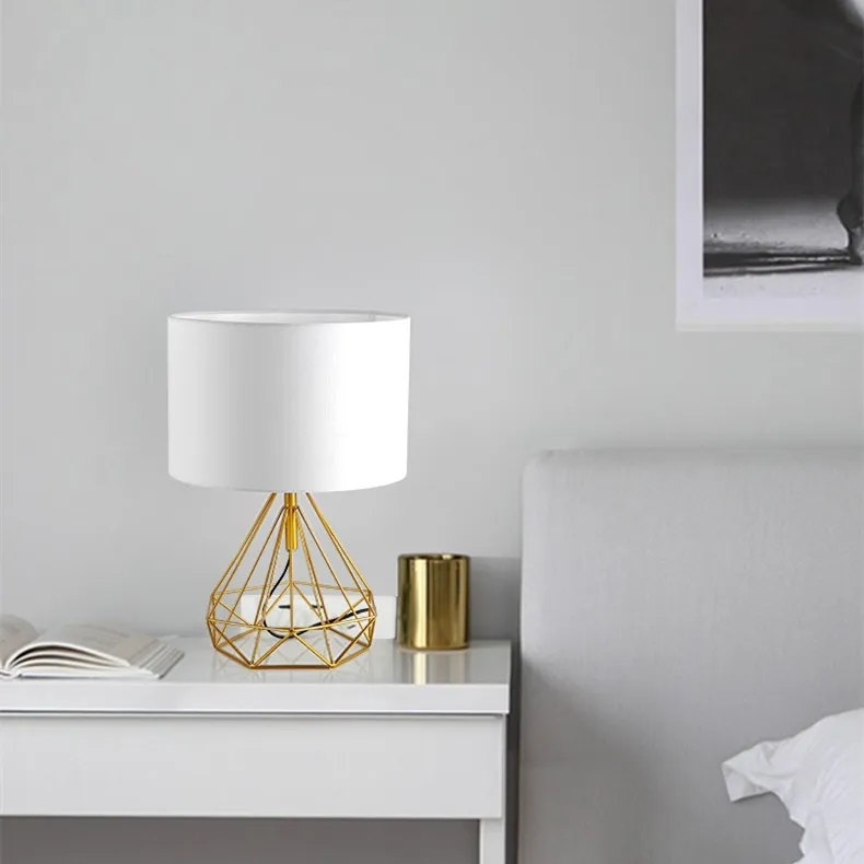 Diamond Fabric Table Light