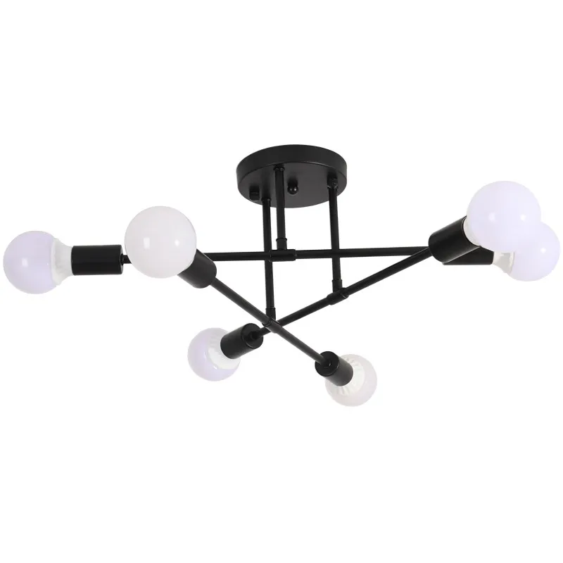Smuxi 6/8 Head LED Industrial Iron Ceiling Light