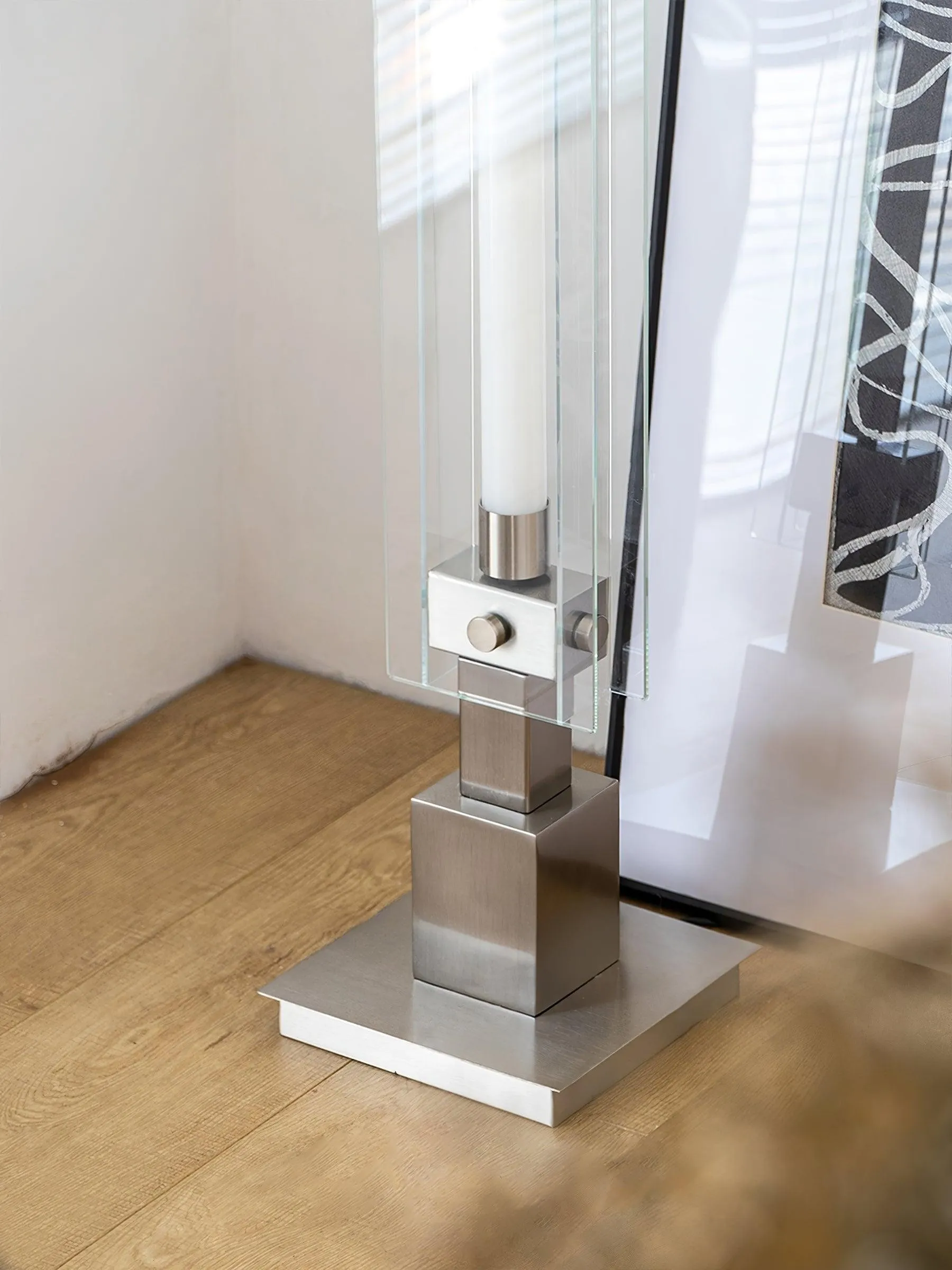 Industrial Style Minimalist Glass Floor Lamp S35