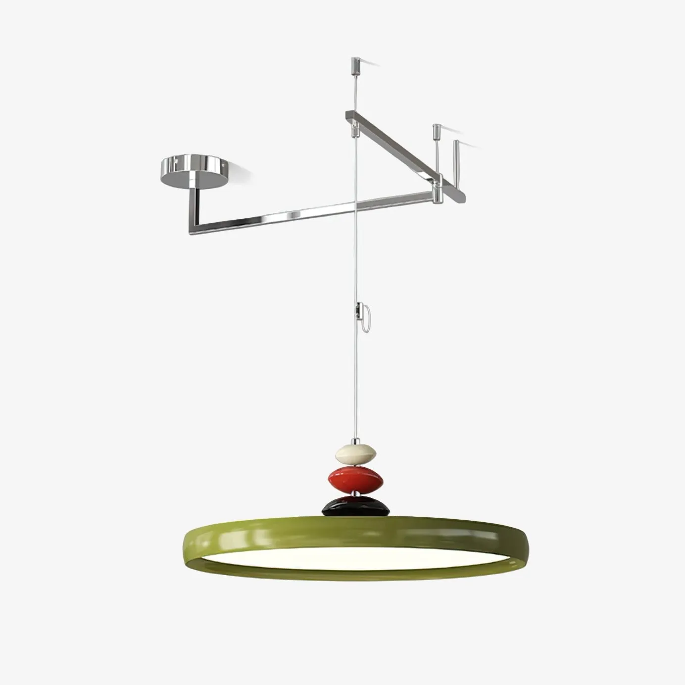 Swing Arm Stone Pendant Light M511