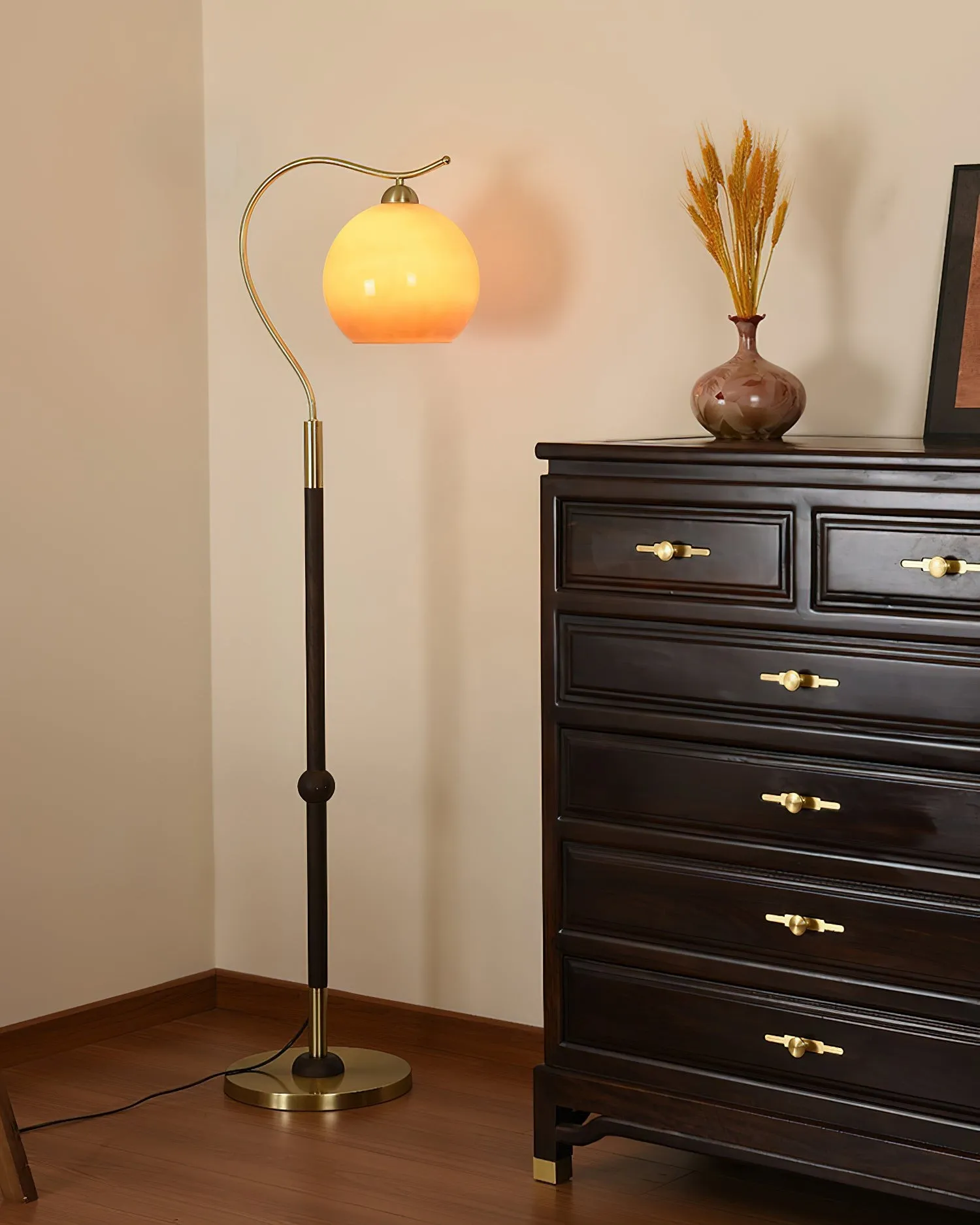 Retro Mushroom Fishing Floor Lamp M384