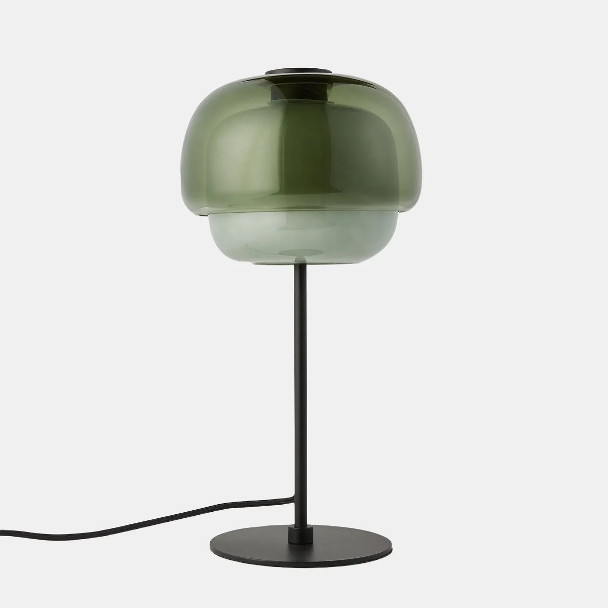 Clinco Modern Retro Glass Table Lamp - Mushroom Double Shade Design T415