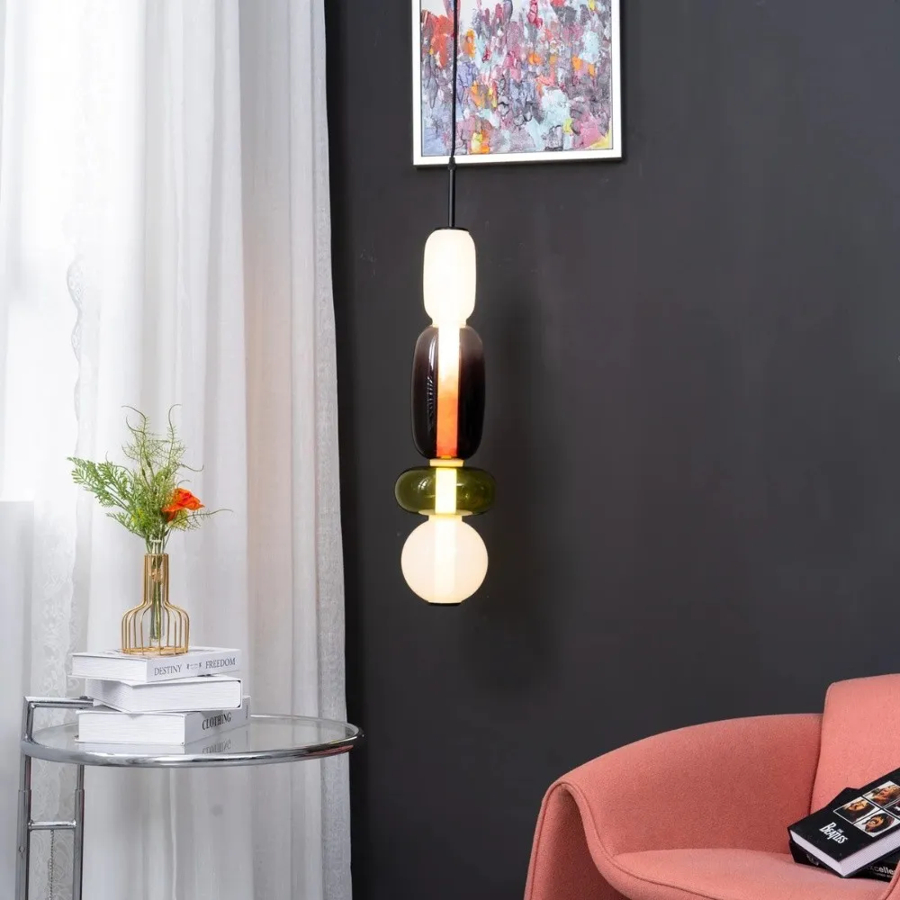 Nordic Colored Candy Glass Pendant Light S148