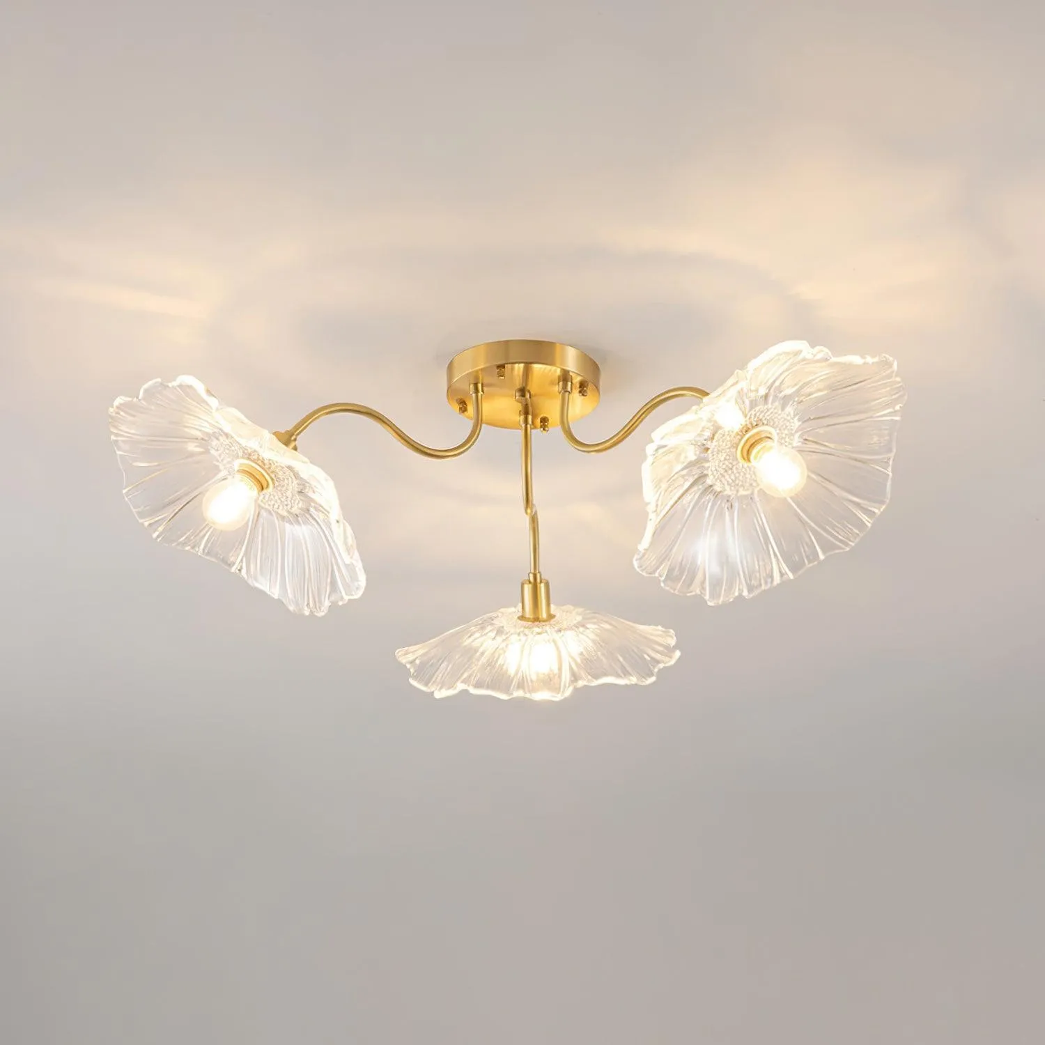 Murano Glass Flowers Ceiling Light P049