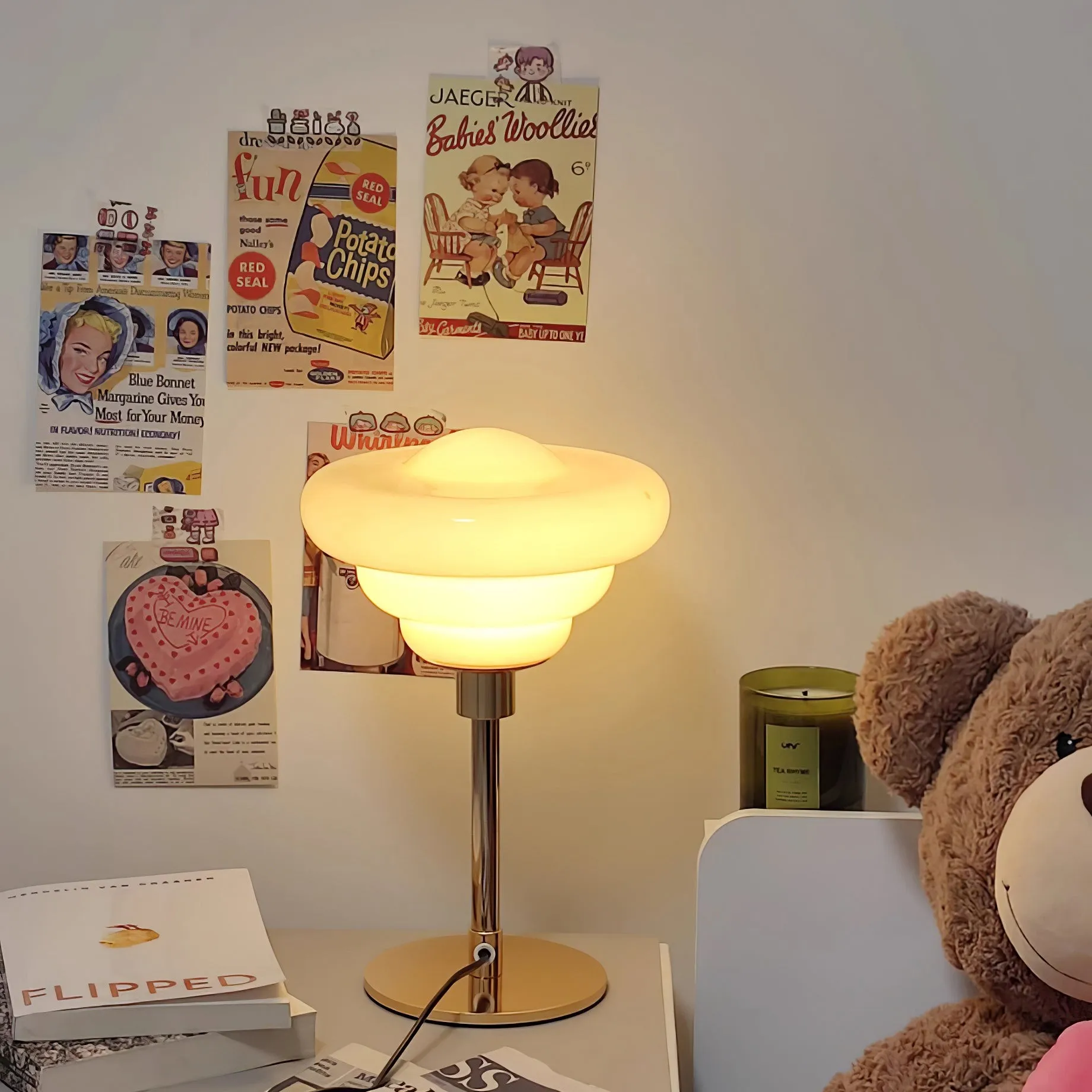 Stylish Nordic Glass Table Lamp S80
