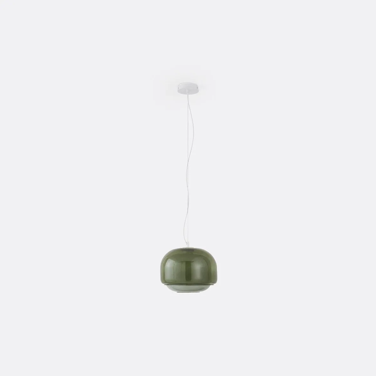Clinco Modern Mushroom Pendant Light - Colored Glass Hanging Light T418