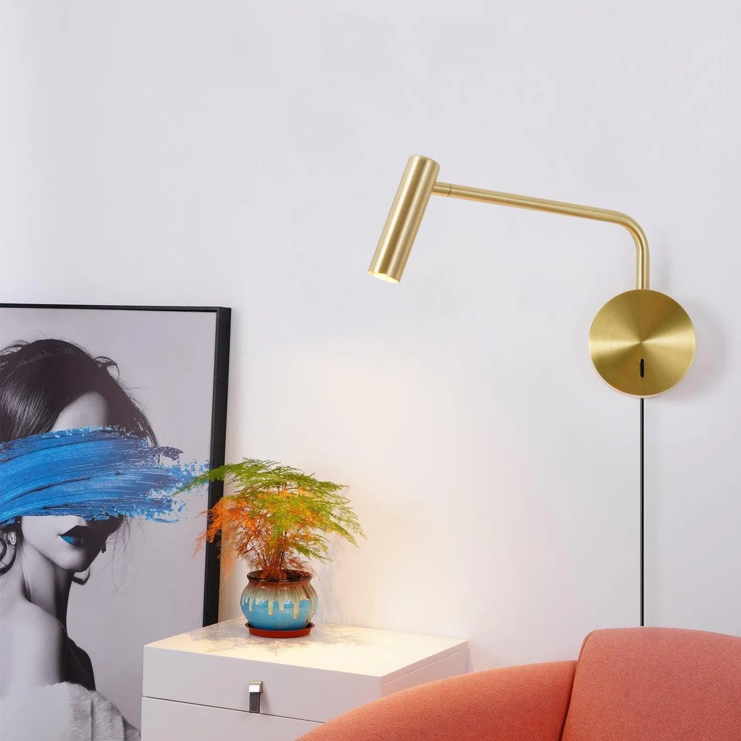 Fashion Modern Reading Plug In Wall Lamp M115