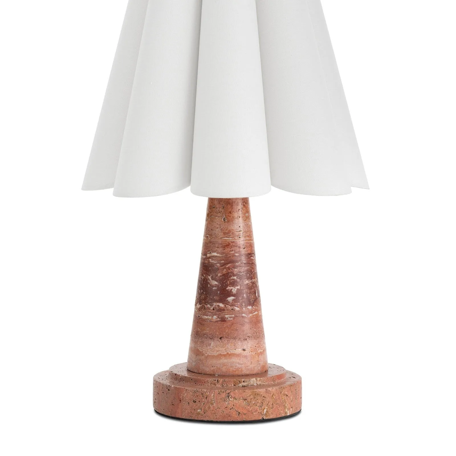 Shadon Marble Pleated Table Lamp D680