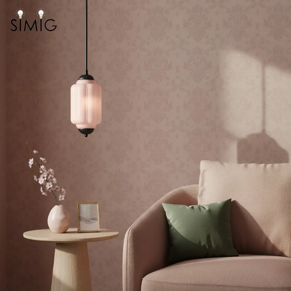 Eloise Simple Glass Irregular Lantern Pendant Lamp G23